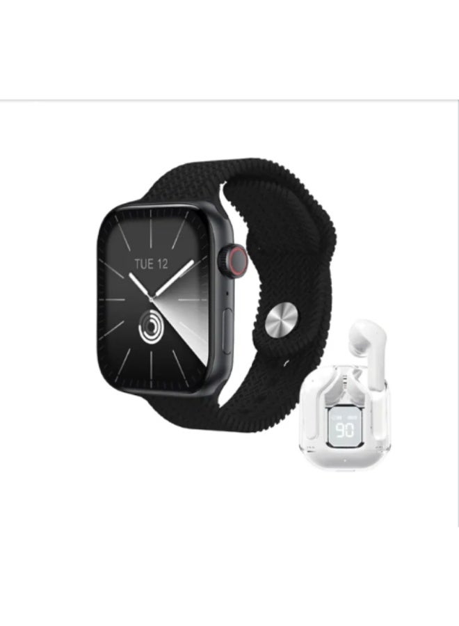 ويزمي ساعة ذكية WISME-X26 5+2 مع سماعات أذن - Image 1